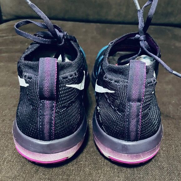 Nike Free Flyknit Transform Purple and Orange Running Shoes item 833410-500 7.5 - Picture 4 of 8